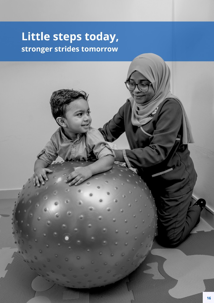 Physio Solutions Company Profile page 19: Little steps today, stronger strides tomorrow